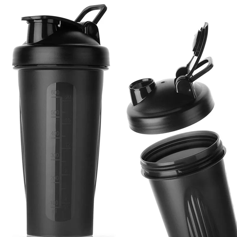 600ml Leak-Proof Protein Shaker Bottle with Mixing Ball - Orthorun