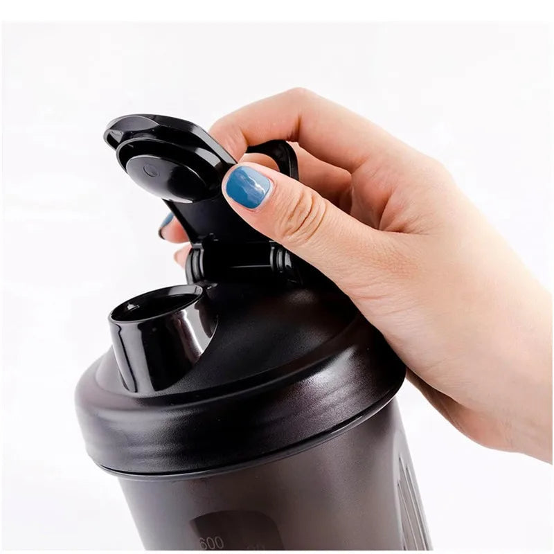 600ml Leak-Proof Protein Shaker Bottle with Mixing Ball - Orthorun