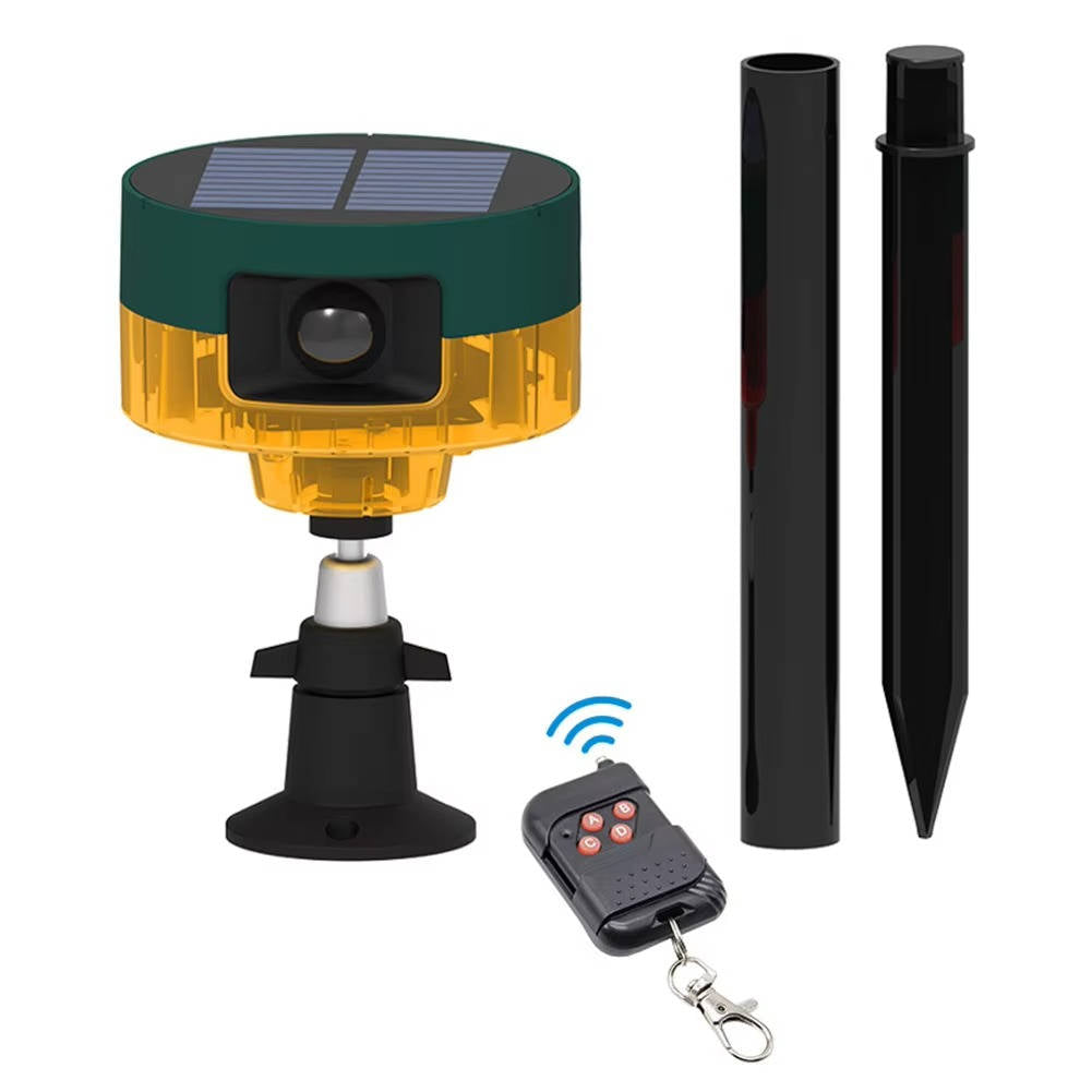360 Degree Solar Repeller For Pigeon Bird Wild Boar Rabbit Deer - Orthorun