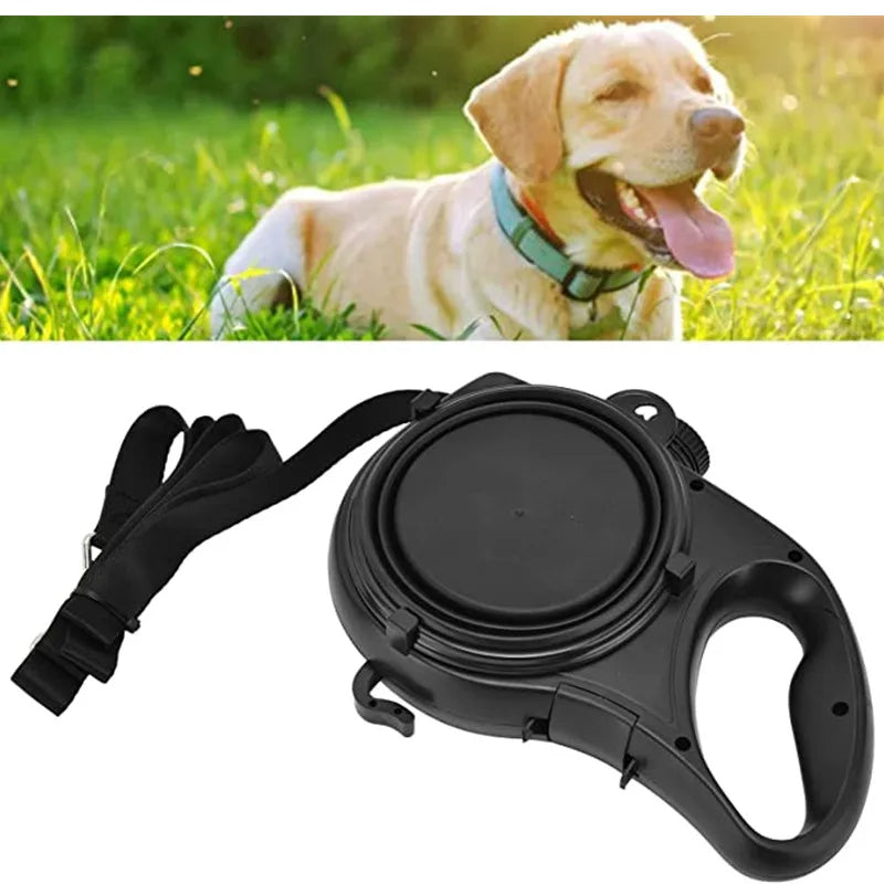4-in-1 Multifunctional Dog Leash with Water Bottle & Bowl - Orthorun