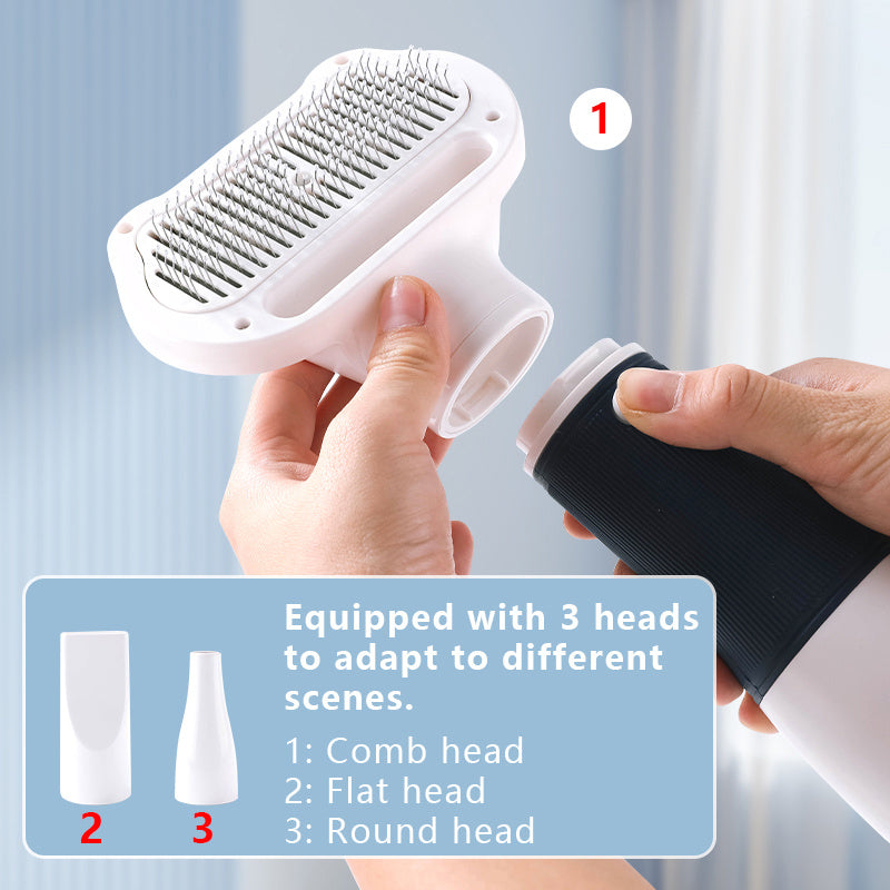 3-in-1 Dog Hair Dryer and Grooming Brush - Orthorun