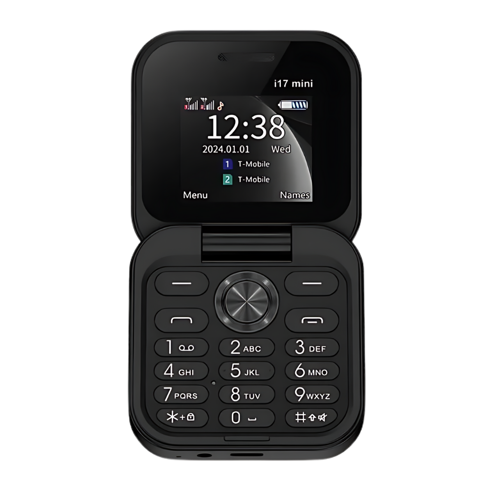 Orthorun | Small Foldable Mobile Phone – Compact Dual SIM Flip Phone for Seniors & Kids