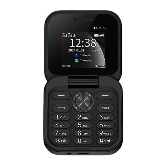 Orthorun | Small Foldable Mobile Phone – Compact Dual SIM Flip Phone for Seniors & Kids