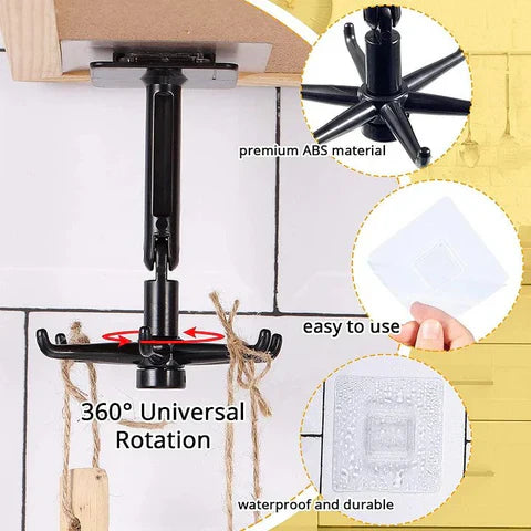 360° Rotating Self-Adhesive Utility Hook - Orthorun