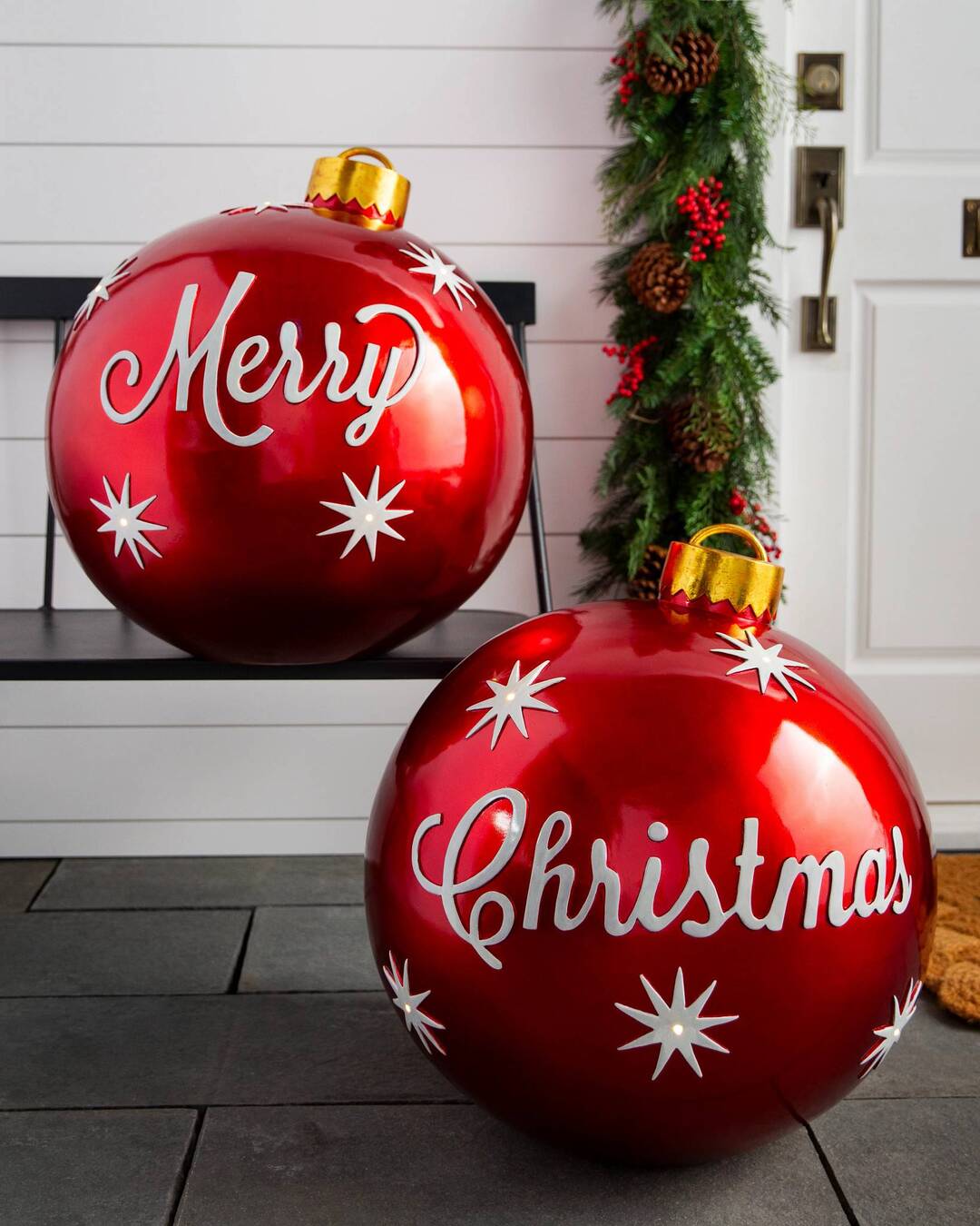 Orthorun | Inflatable Christmas Decoration Ball – Outdoor PVC Lighted Ornament