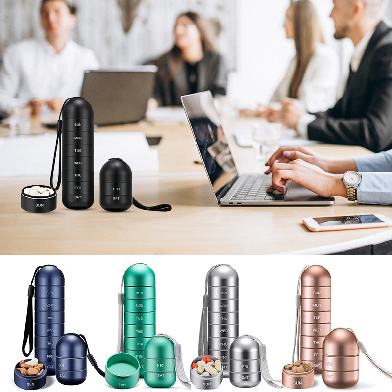 Orthorun | 7-Day Portable Pill Organizer for Travel