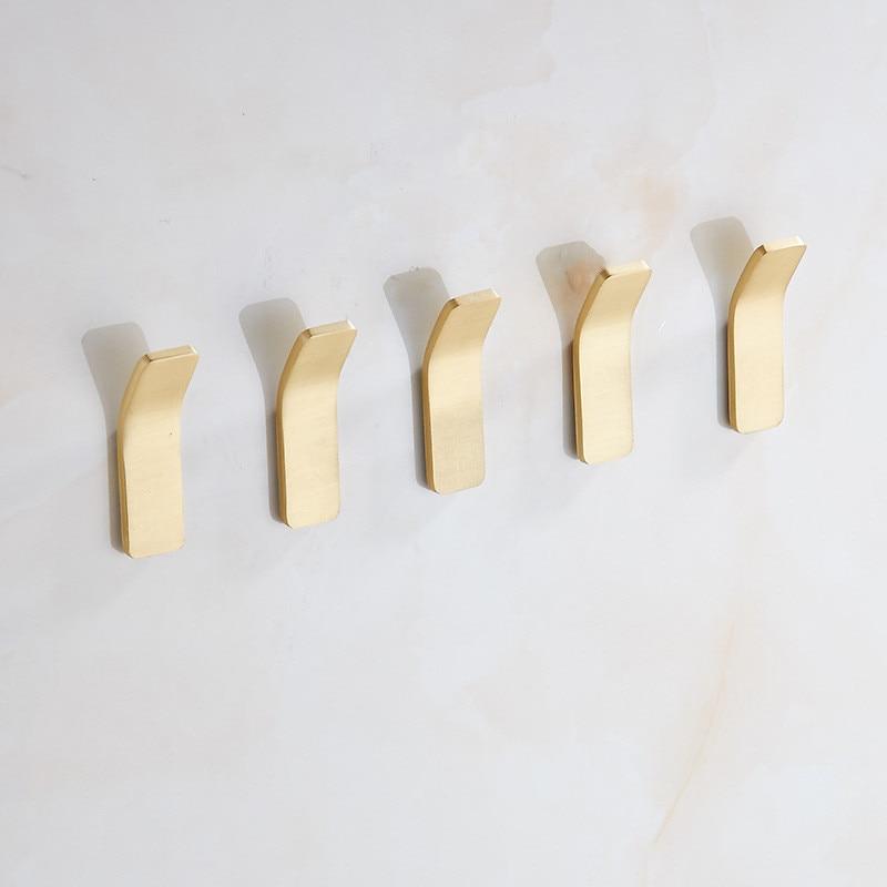 Orthorun | Gold Wall Hooks - Luxurious Brass Coat Hooks for Hallway and Bedroom
