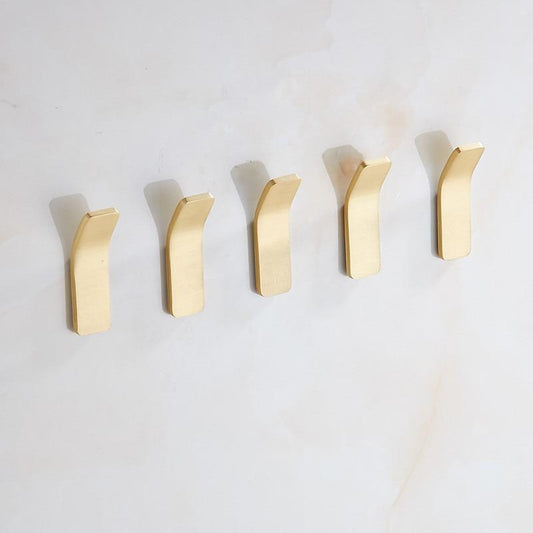 Orthorun | Gold Wall Hooks - Luxurious Brass Coat Hooks for Hallway and Bedroom