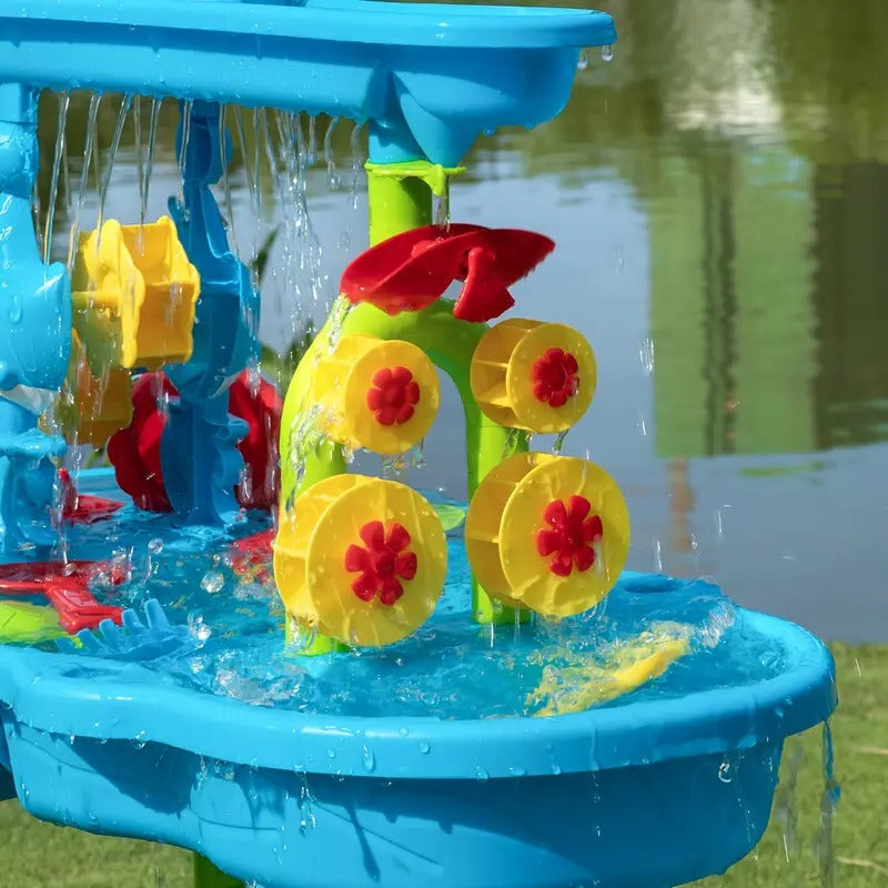 3-in-1 Outdoor Sand and Water Table for Kids - Orthorun