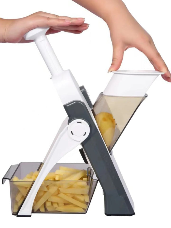 5-in-1 Vegetable Slicer with Collecting Tray - Orthorun