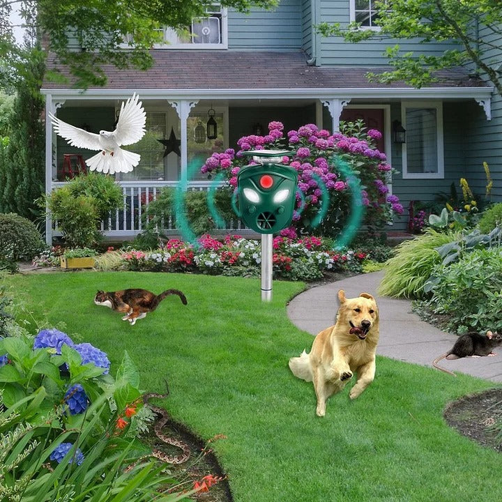 360° Solar Ultrasonic Animal Repeller - Orthorun