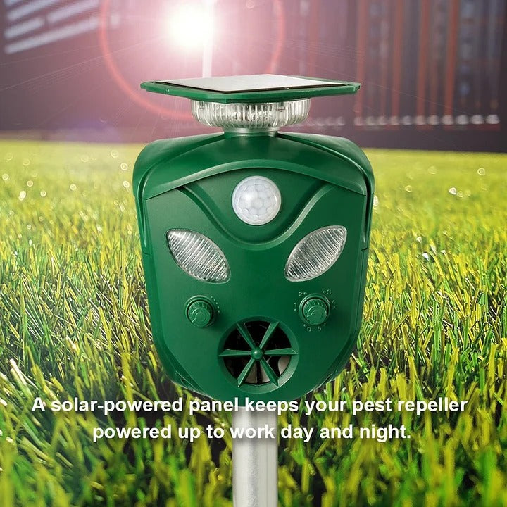 360° Solar Ultrasonic Animal Repeller - Orthorun