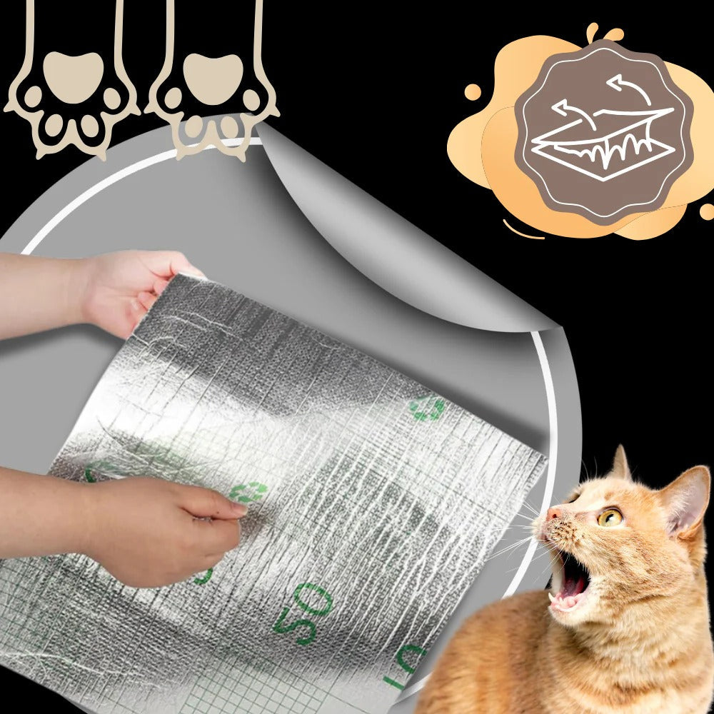 Adhesive Wall Mounted Cat Scratch Pad - Orthorun