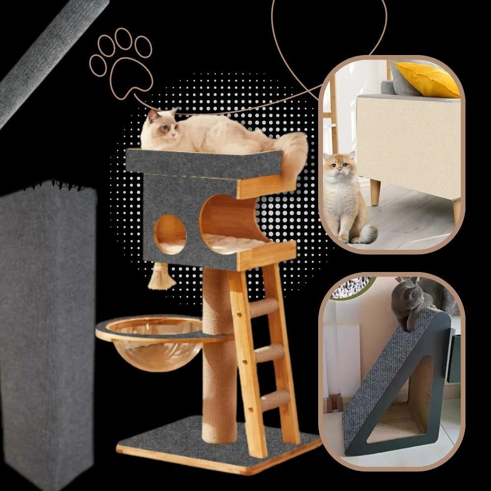 Adhesive Wall Mounted Cat Scratch Pad - Orthorun