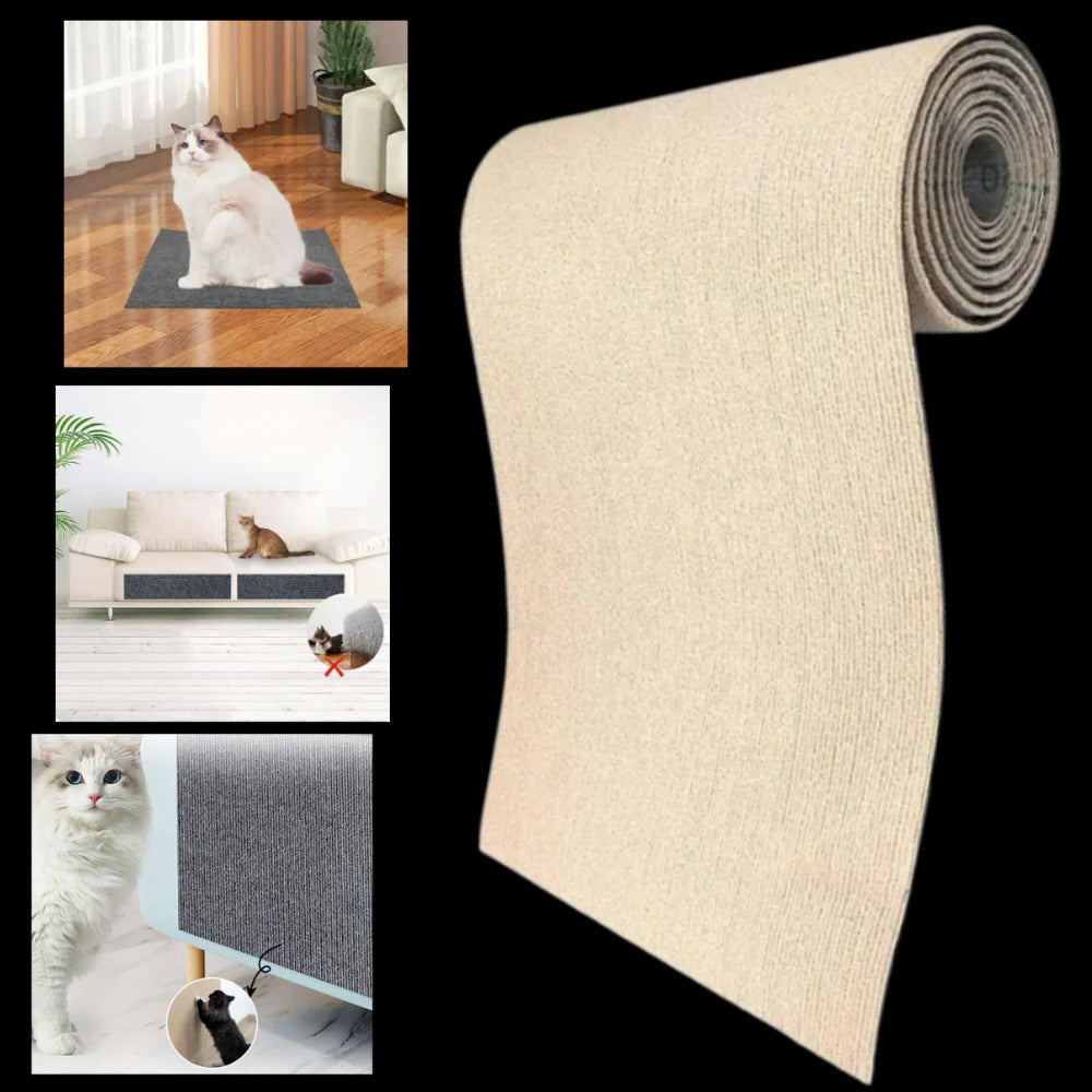 Adhesive Wall Mounted Cat Scratch Pad - Orthorun