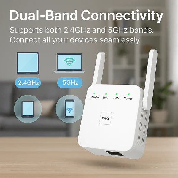 5G Dual-Band WiFi Booster - Orthorun
