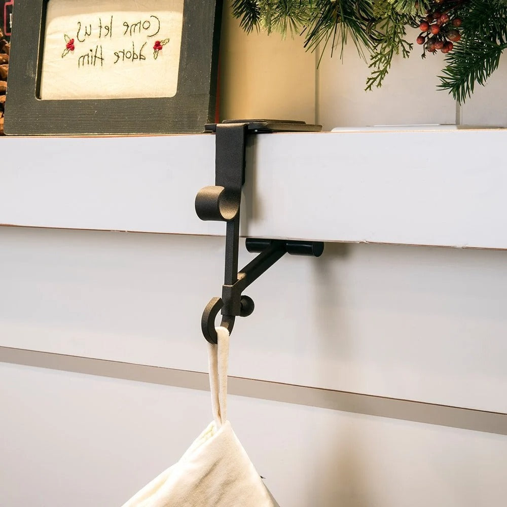 Adjustable Fireplace Stocking and Garland Hanger Set - Orthorun