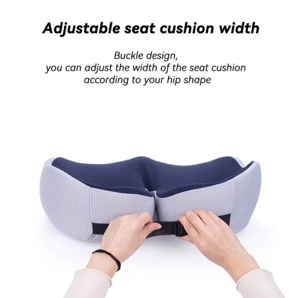 Adjustable Memory Foam Sit Bone Relief Seat Cushion - Orthorun