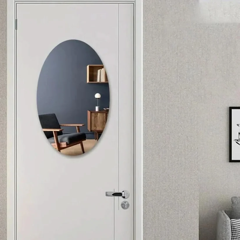 Adhesive Mirror | Oval Shape - Orthorun