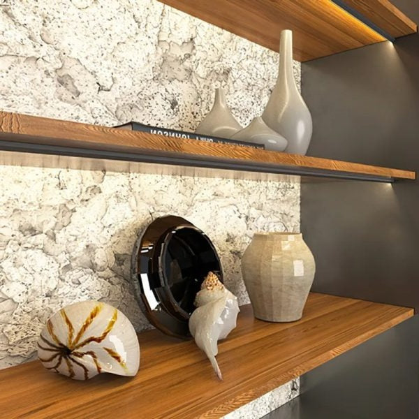 45 Degree LED Under Cabinet Lighting Bars Invisible Ultra Thin Strips - Orthorun