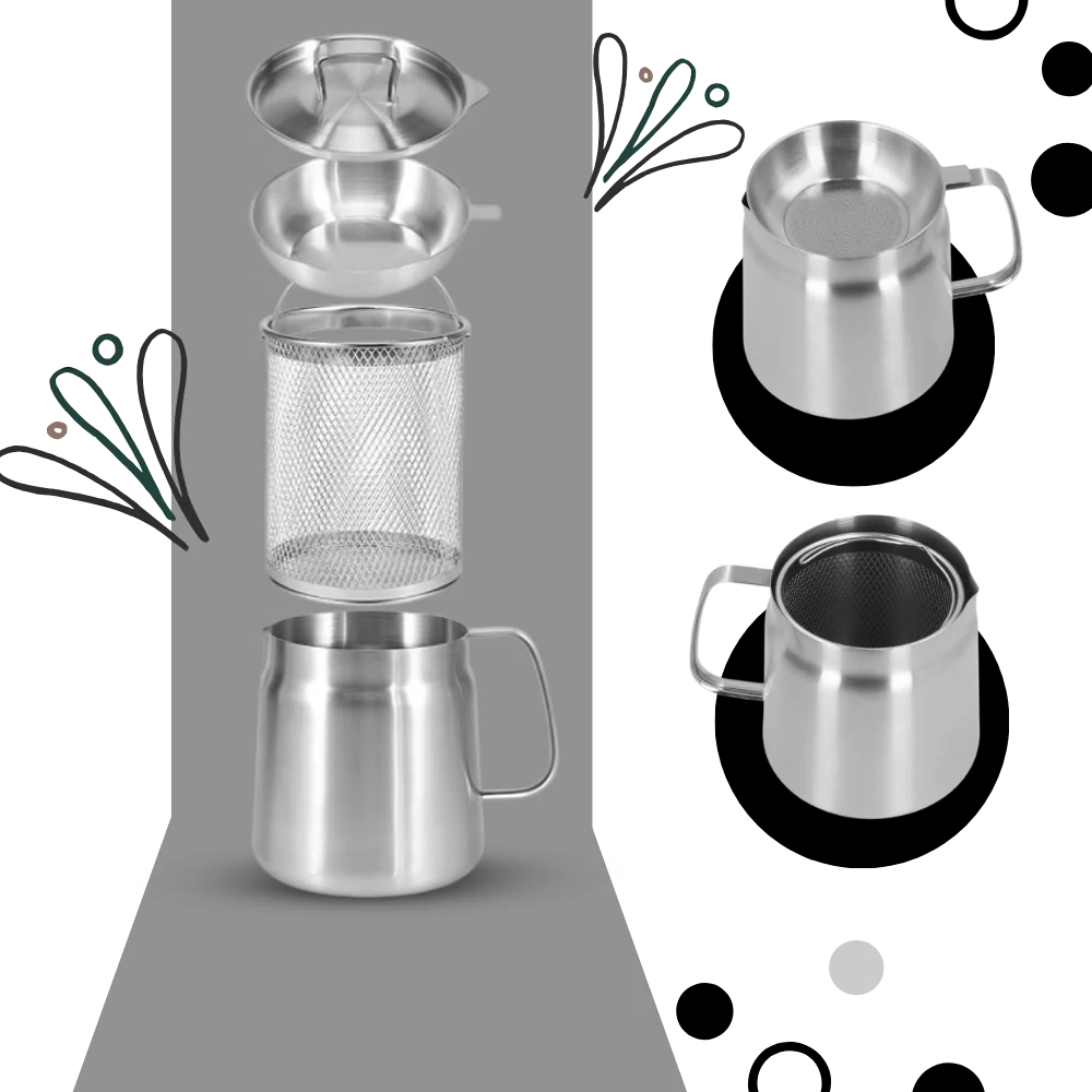 2-in-1 Stainless Steel Deep Frying Pot - Orthorun