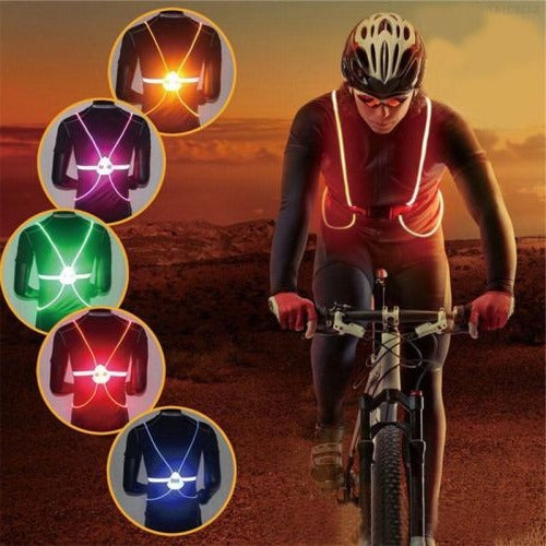 360 Reflective LED Flash Night Vest - Orthorun