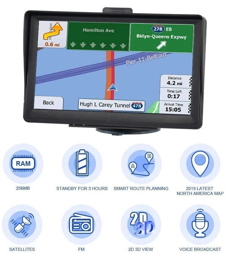 7" GPS Navigation System - Orthorun