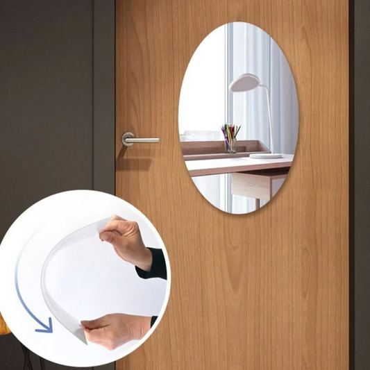 Adhesive Mirror | Oval Shape - Orthorun