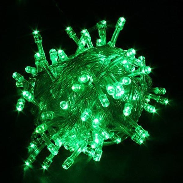 17-Meter String of 100 Led Solar-Powered Fairy Lights - Orthorun