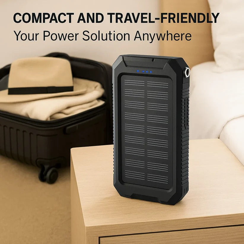 500000mAh Solar Charger Waterproof Power Bank External - Orthorun