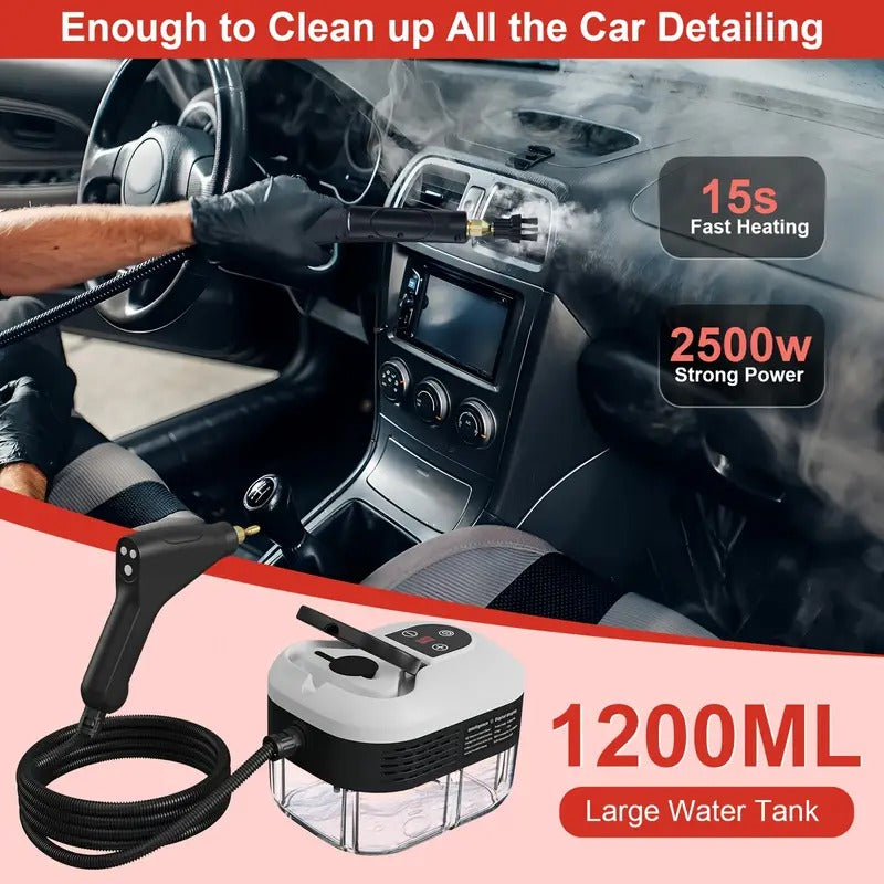 2500W High Pressure Steam Cleaner with Gloves - Orthorun