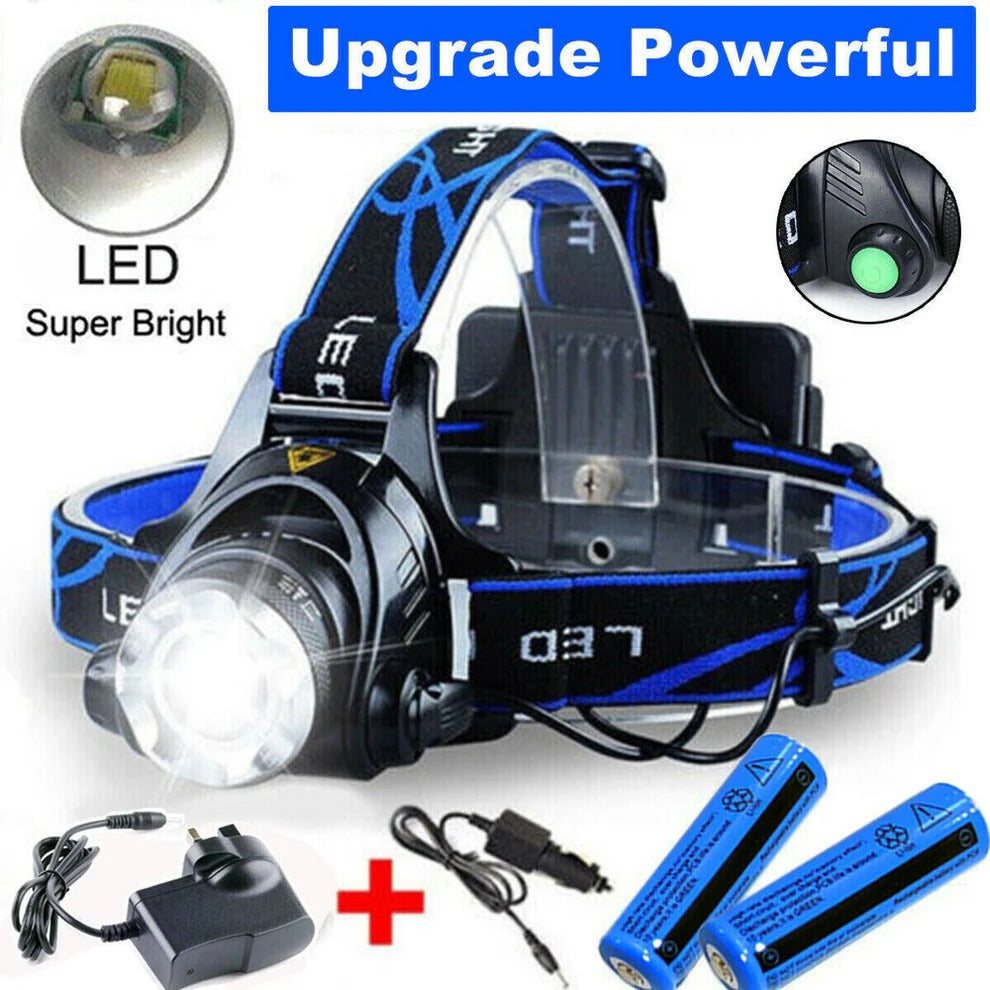 990000LM Rechargeable LED Headlamp - Orthorun