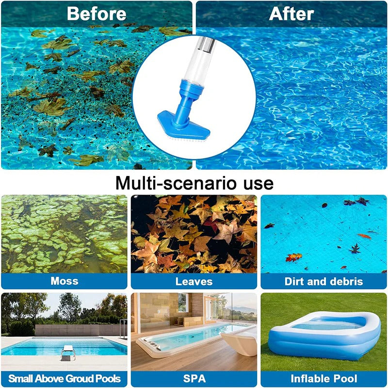 3 in 1 Cordless Rechargeable Pool Vacuum Cleaner - Orthorun