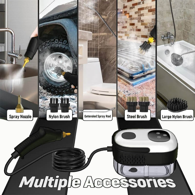 2500W High Pressure Steam Cleaner with Gloves - Orthorun