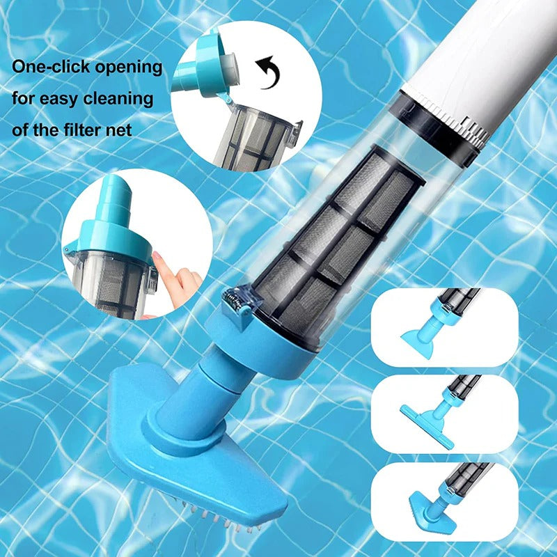 3 in 1 Cordless Rechargeable Pool Vacuum Cleaner - Orthorun