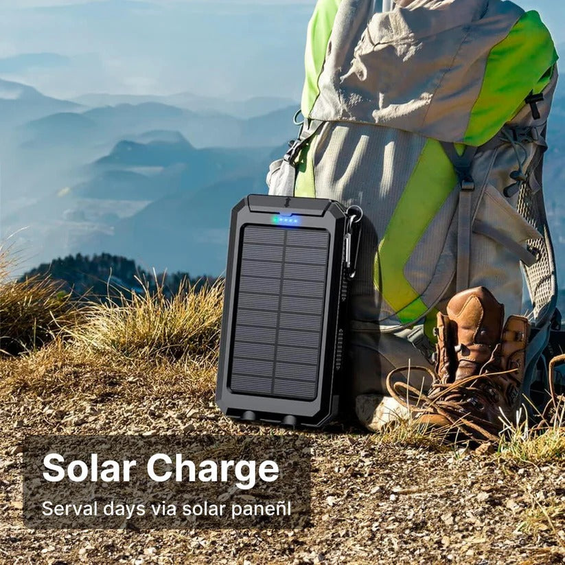 500000mAh Solar Charger Waterproof Power Bank External - Orthorun