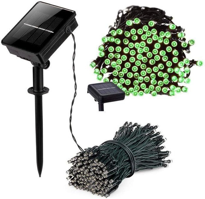 17-Meter String of 100 Led Solar-Powered Fairy Lights - Orthorun