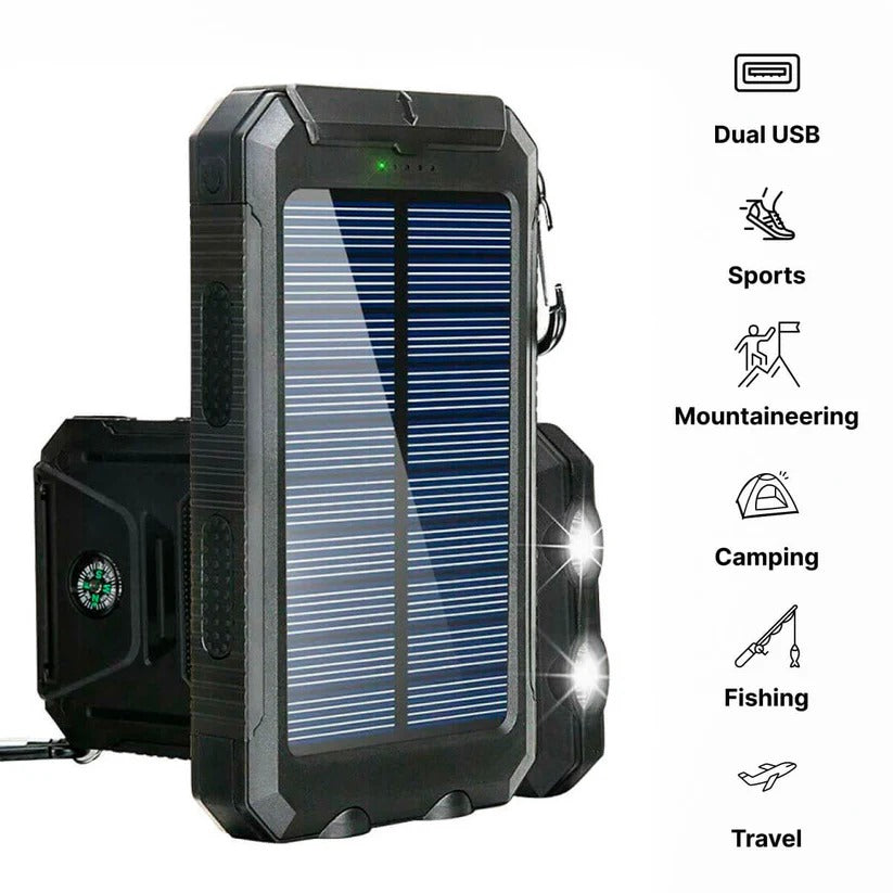 500000mAh Solar Charger Waterproof Power Bank External - Orthorun