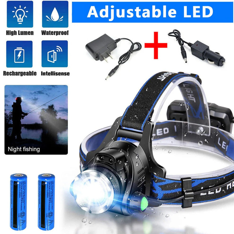 990000LM Rechargeable LED Headlamp - Orthorun