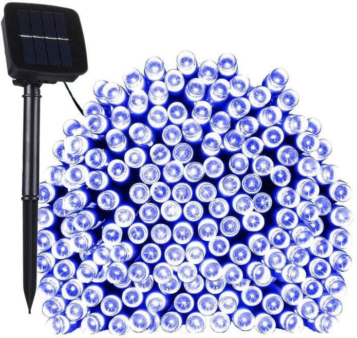 17-Meter String of 100 Led Solar-Powered Fairy Lights - Orthorun