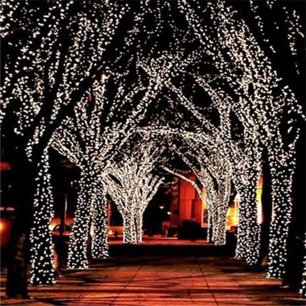 17-Meter String of 100 Led Solar-Powered Fairy Lights - Orthorun