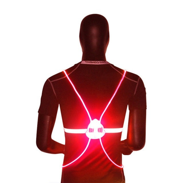 360 Reflective LED Flash Night Vest - Orthorun