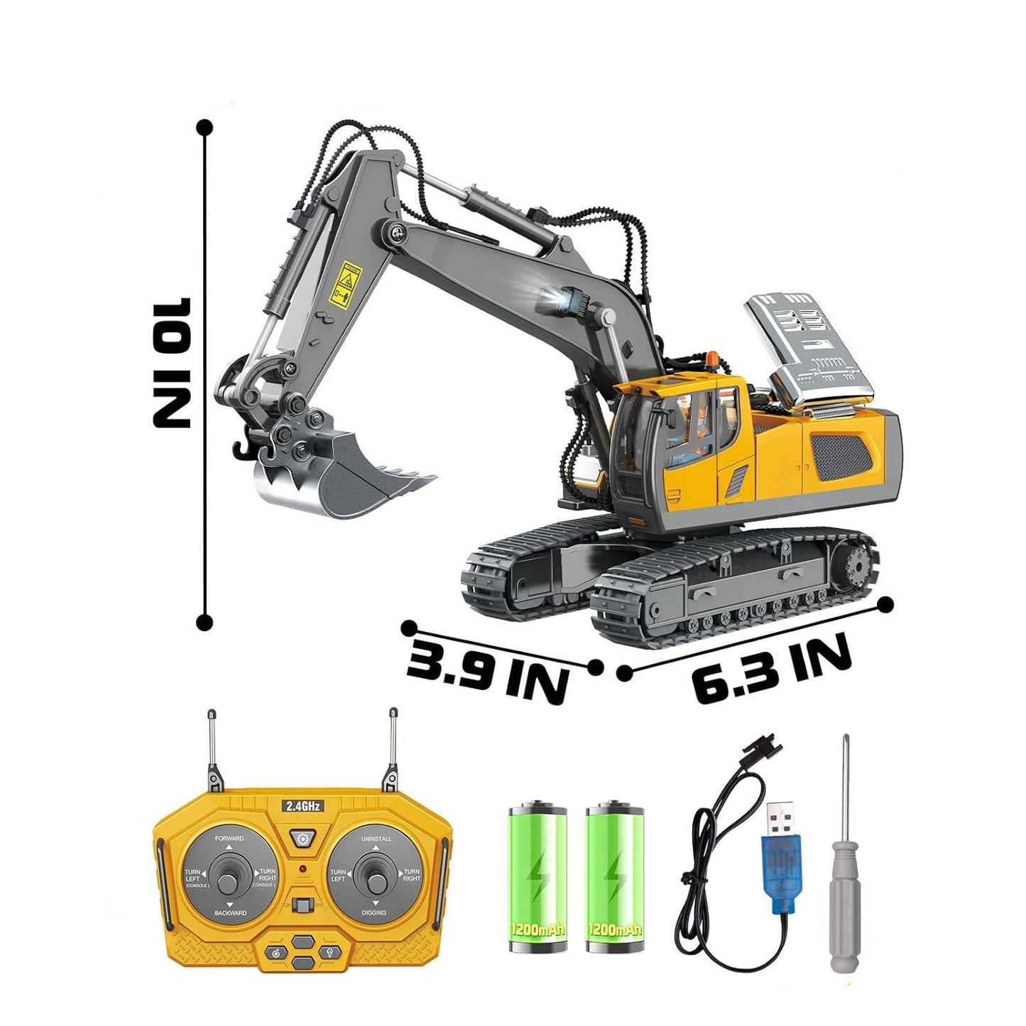 4WD Remote Control Excavator Bulldozer Dump - Orthorun