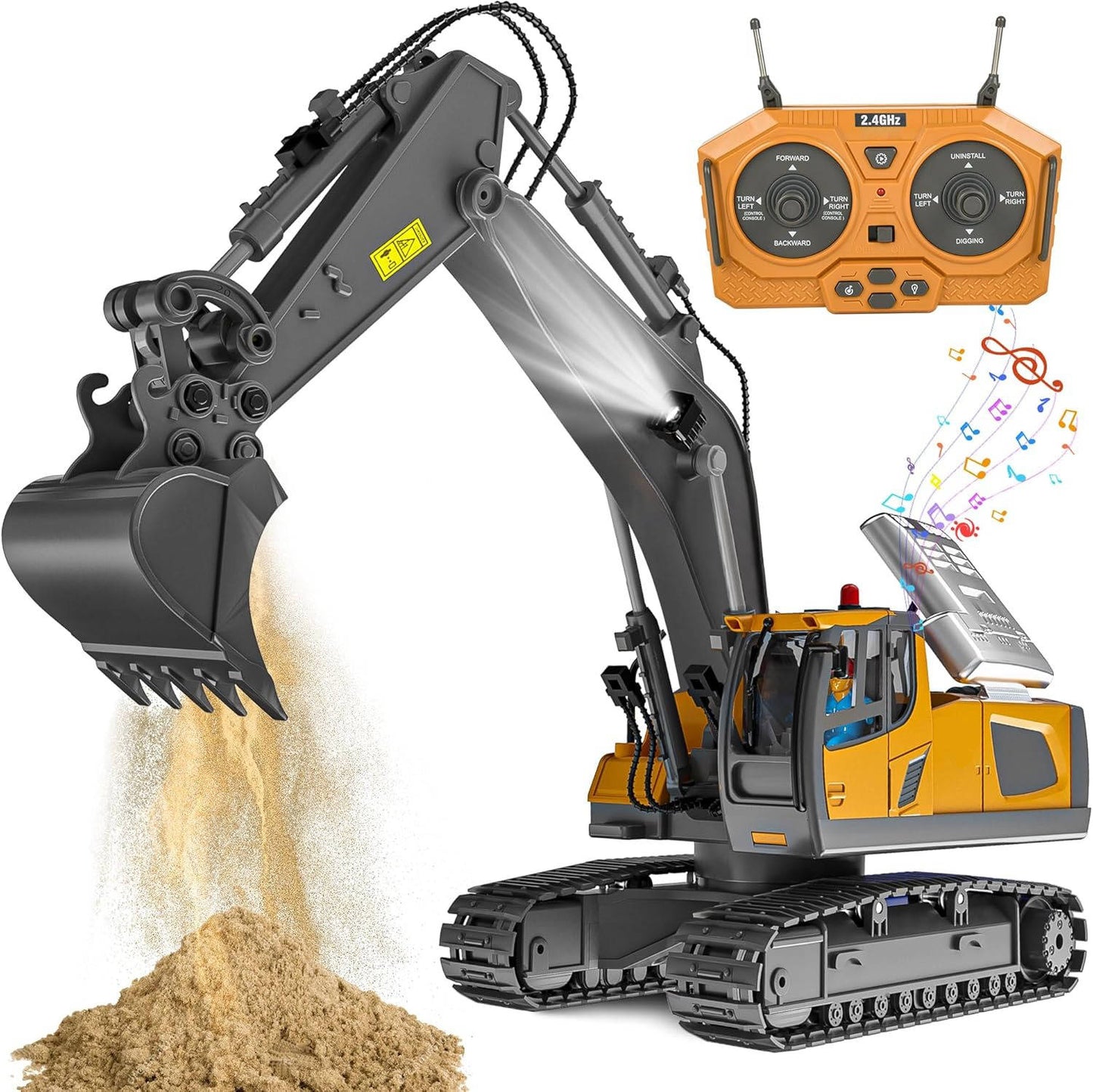 4WD Remote Control Excavator Bulldozer Dump - Orthorun