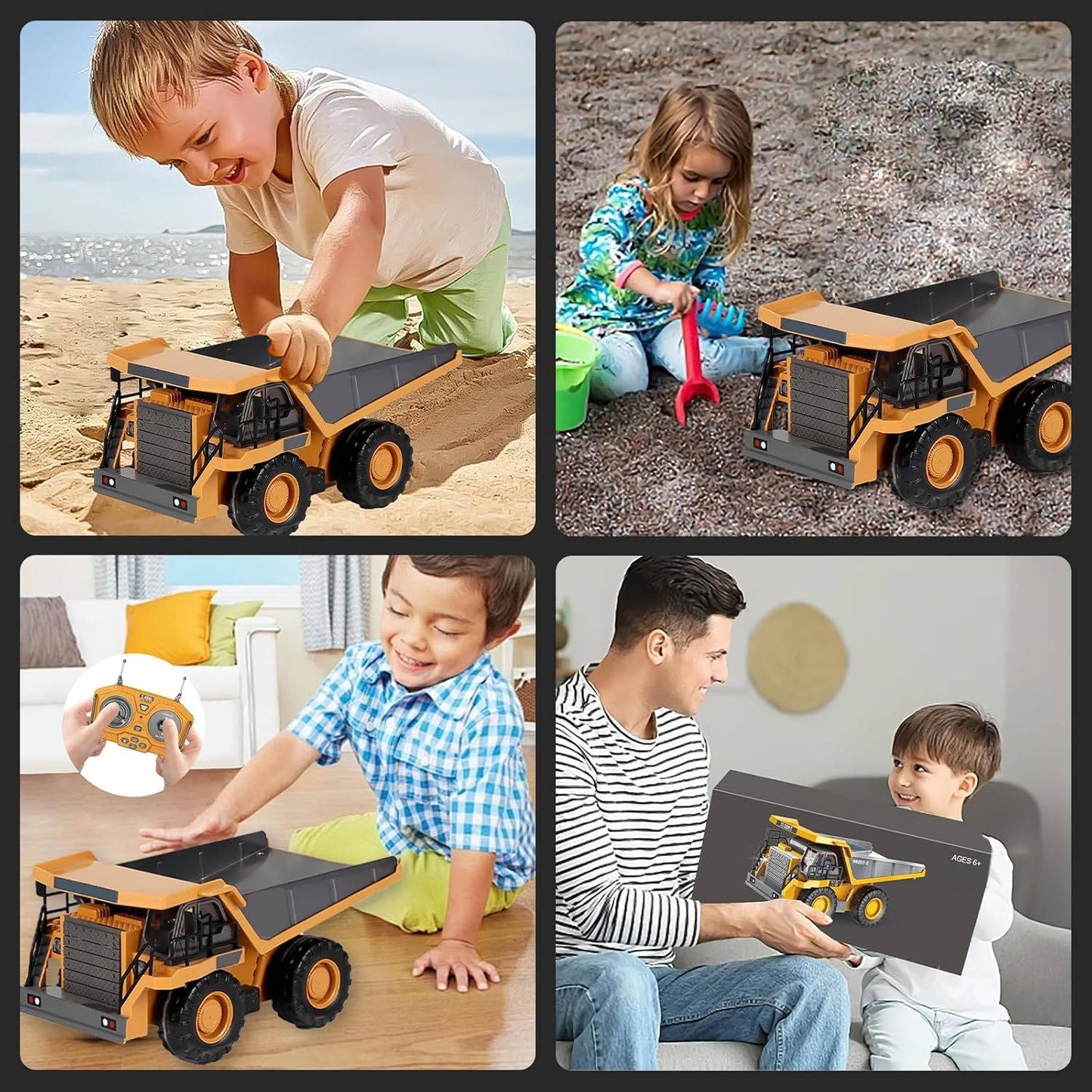 4WD Remote Control Excavator Bulldozer Dump - Orthorun