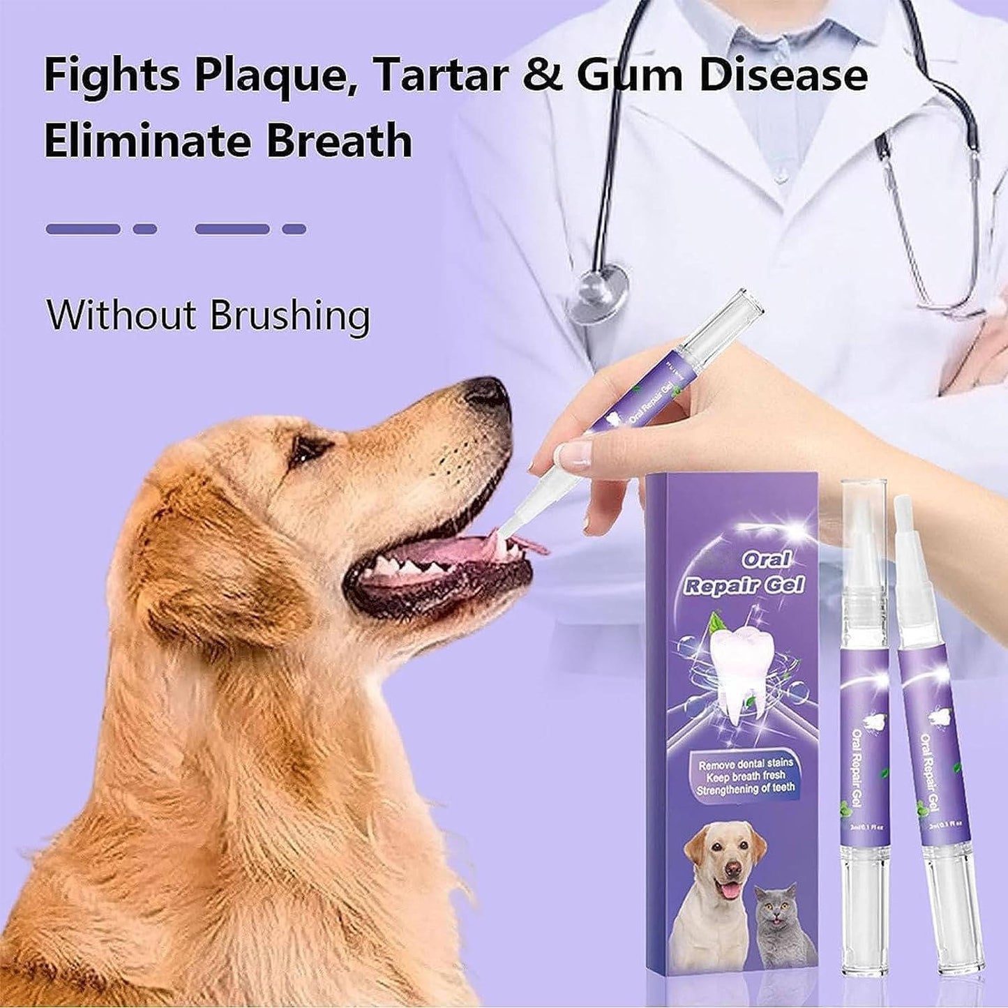 3 Set Dog Oral Repair Gel - Orthorun