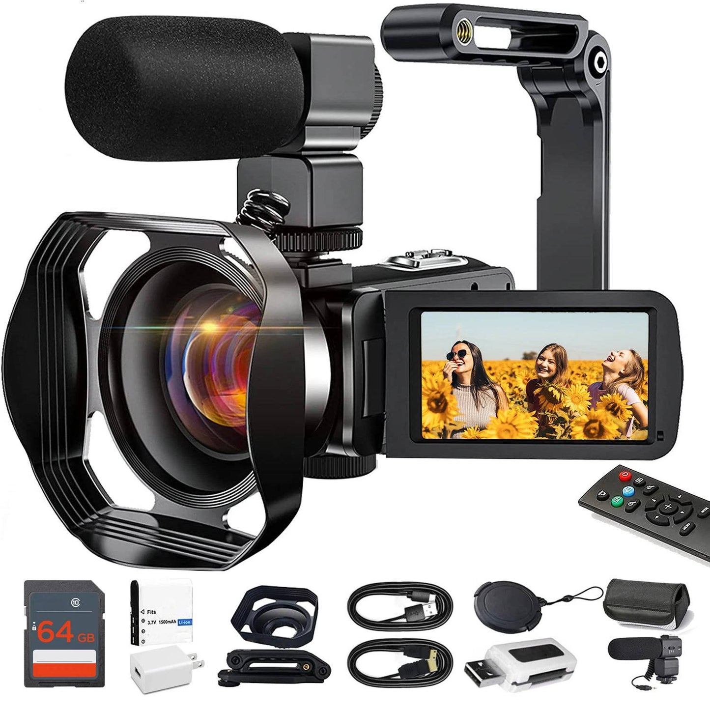 4K Video Camera Camcorder YouTube Vlogging WiFi 48MP Camera - Orthorun