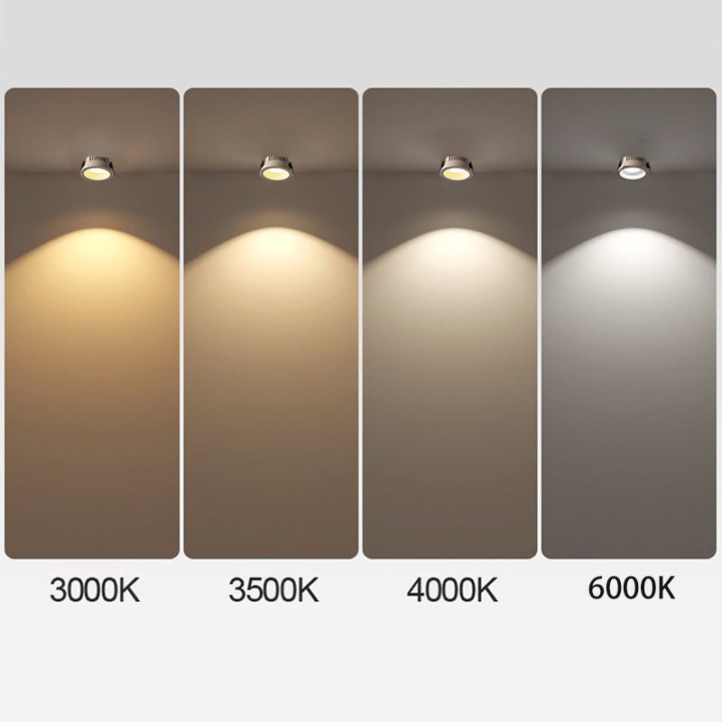 Orthorun | Origo Minimalist LED Ceiling Light – Adjustable Round Recessed Lamp for Modern Interiors