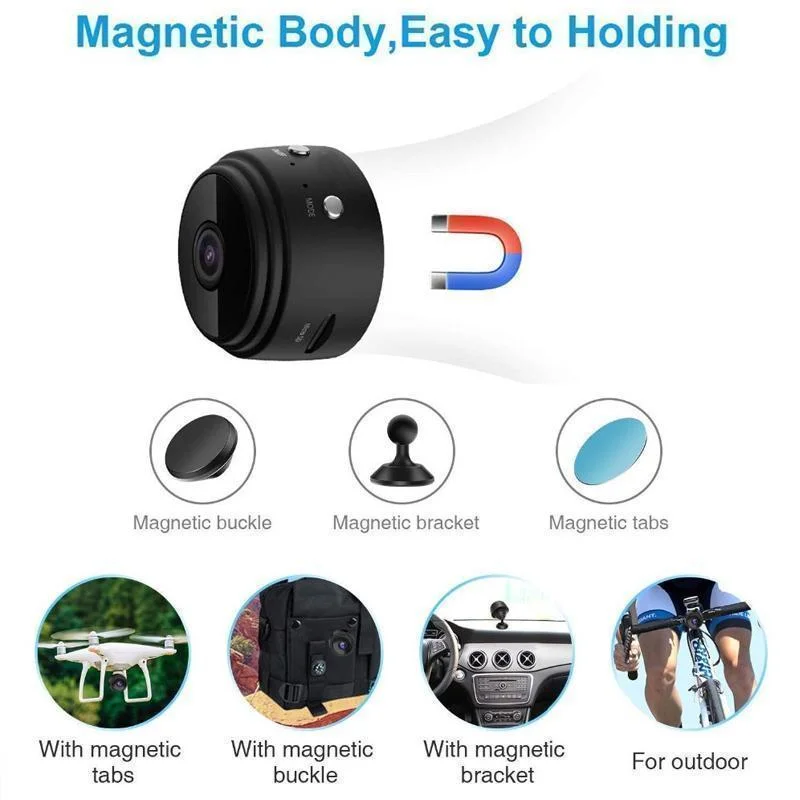 1080p Magnetic WiFi Mini Camera - Orthorun