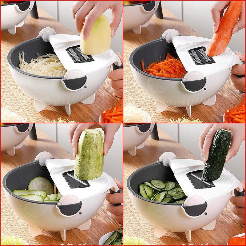 7-in-1 chopper and vegetable slicer - Orthorun